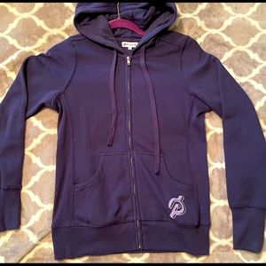 Peloton Purple & Lime Full Zip Hoodie